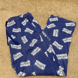 The Office Blue Dunder Mifflin Pajama Pants